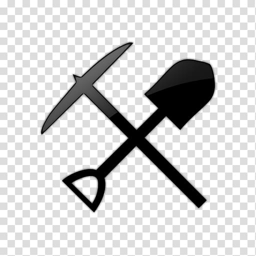 Shovel Pickaxe Tool Gardening , axe logo transparent.
