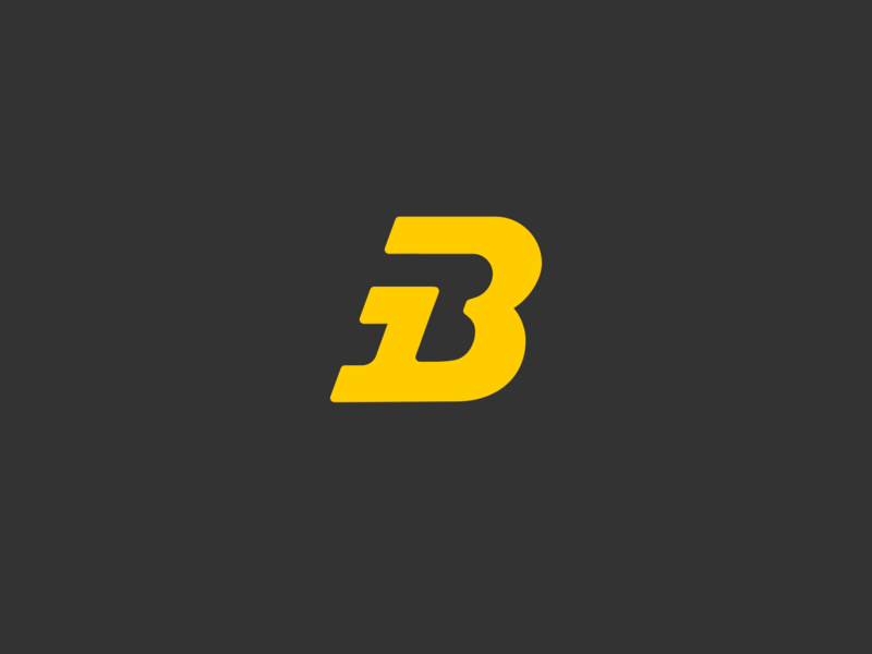 Daily logo challenge day 4/50. Single letter logo B. by.