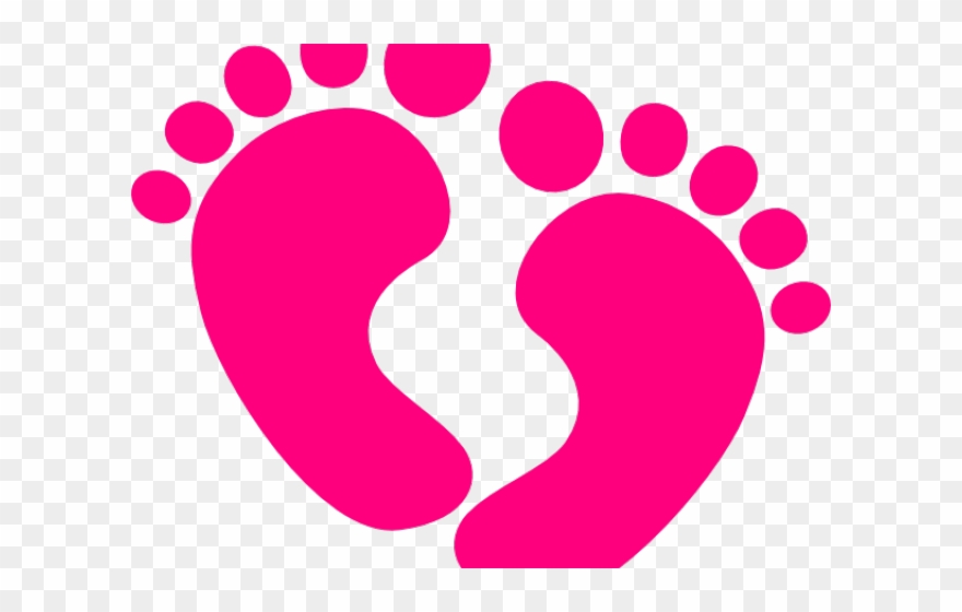 Footprint Clipart Pink.