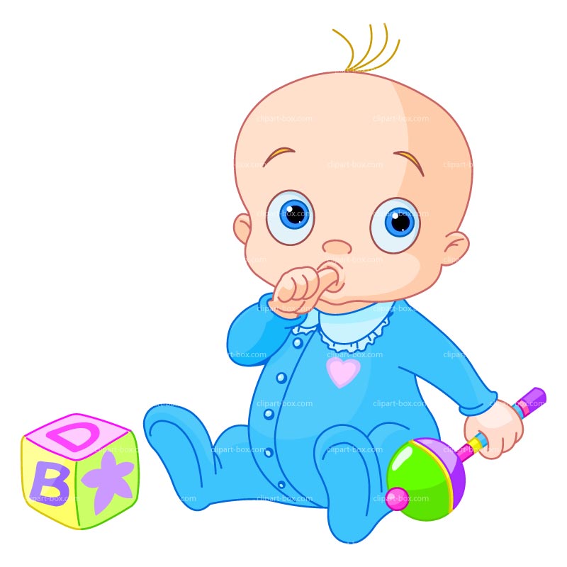 71734 Baby free clipart.