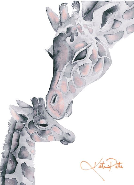 baby and mommy giraffe clipart outline 20 free Cliparts | Download