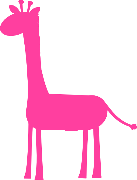 baby and mommy giraffe clipart outline - Clipground