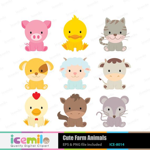 Clip Art Baby Farm Animals Clipart.