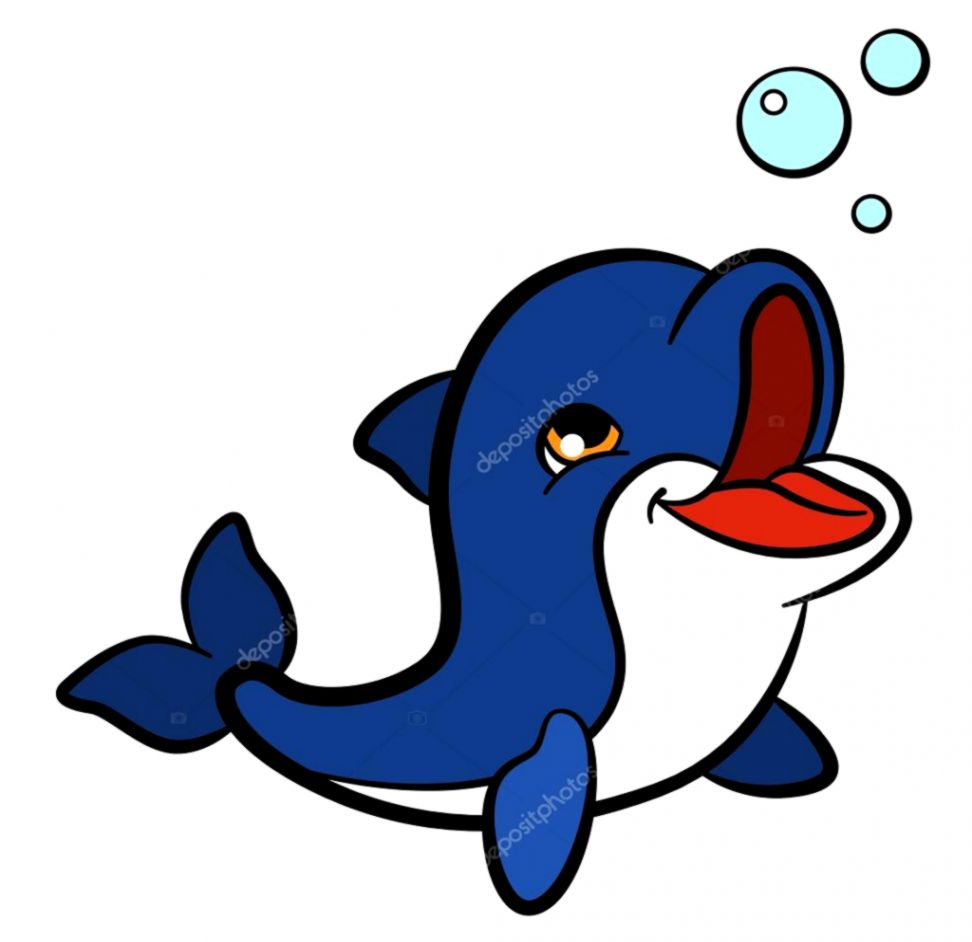 Cute Baby Sea Animals Clipart.