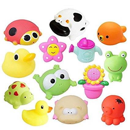 Amazon.com: MyToy Animals Child Baby Kids Bath Toy Soft.