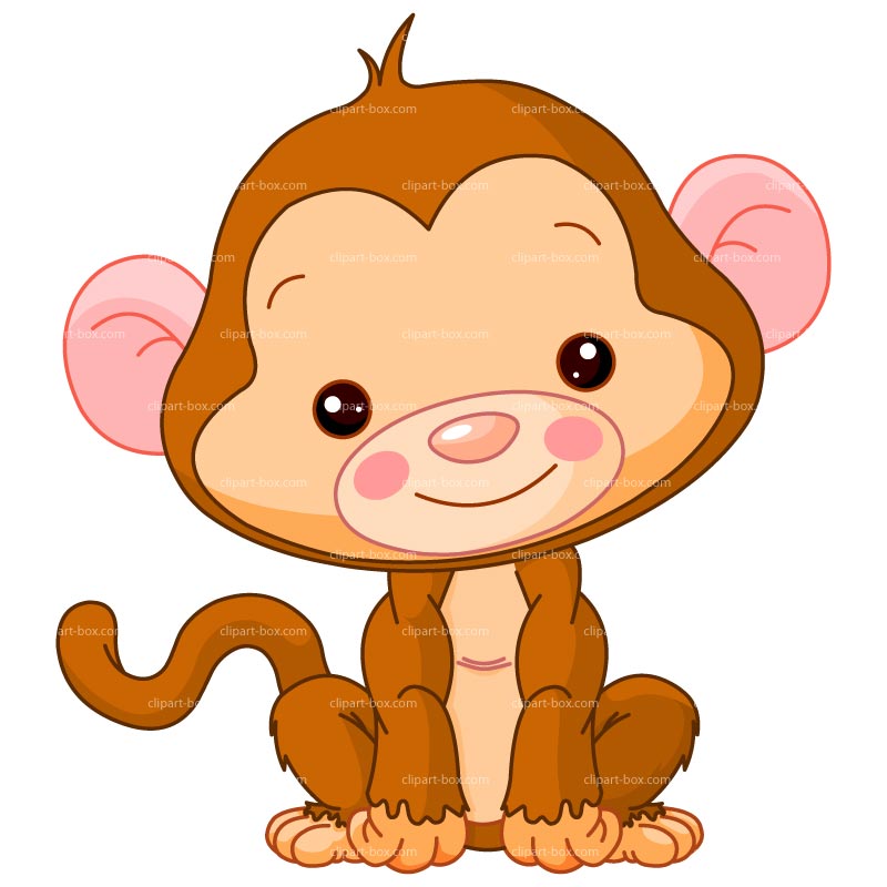 Baby Ape Clipart.