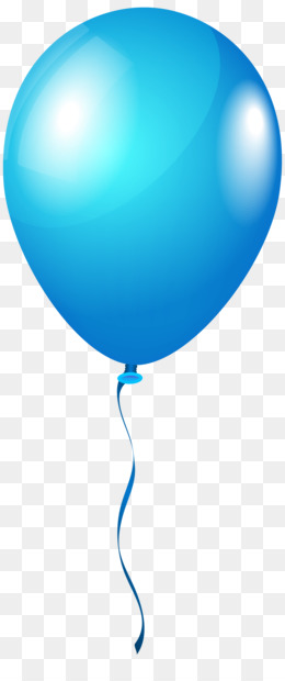 Blue Balloon PNG.