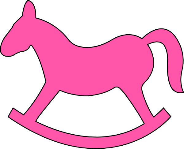 Pink Rocking Horse Clip Art at Clker.com.