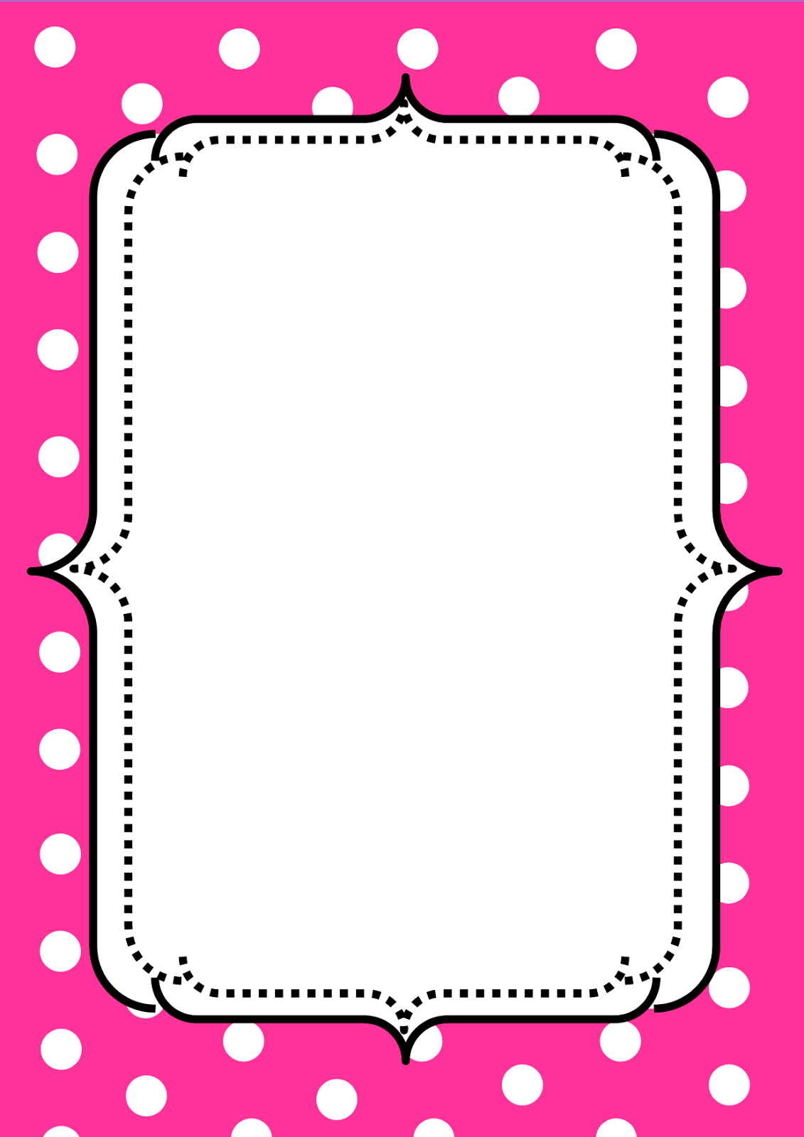 Girl Border Clipart.