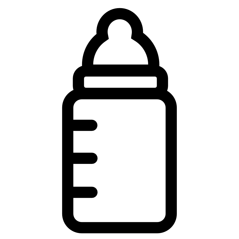 Free Baby Bottle Clipart Black And White, Download Free Clip.