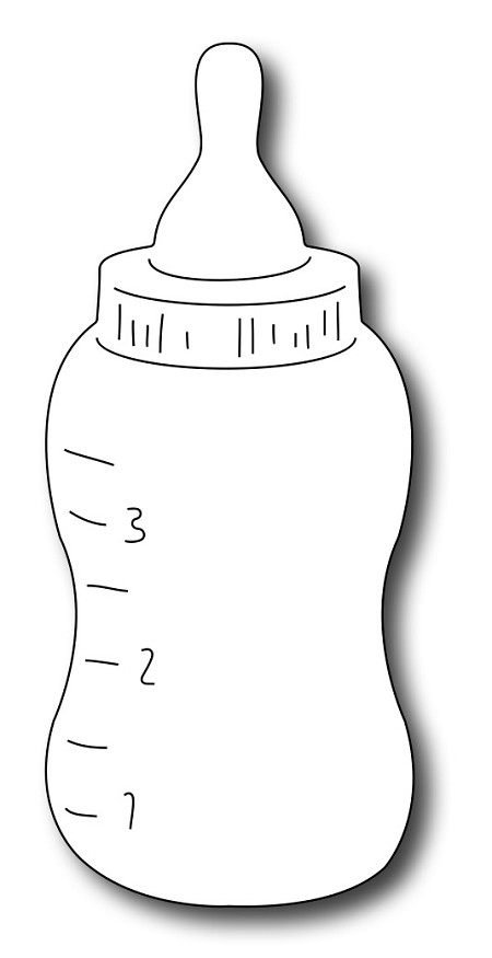 798 Baby Bottle free clipart.
