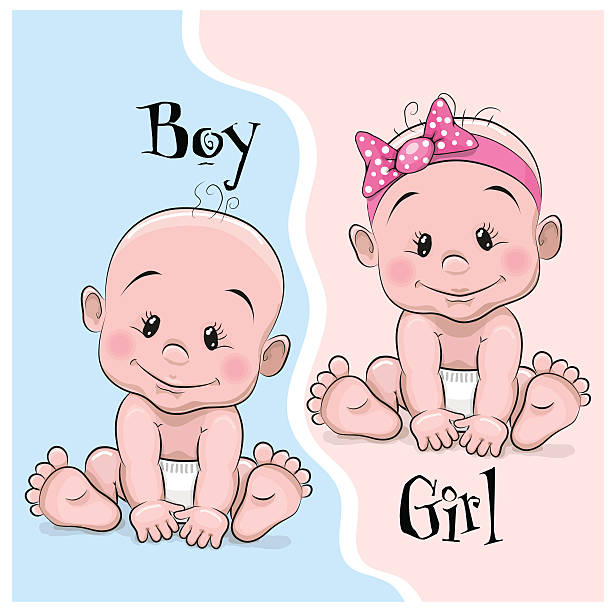 baby boy and girl clipart 20 free Cliparts | Download images on ...