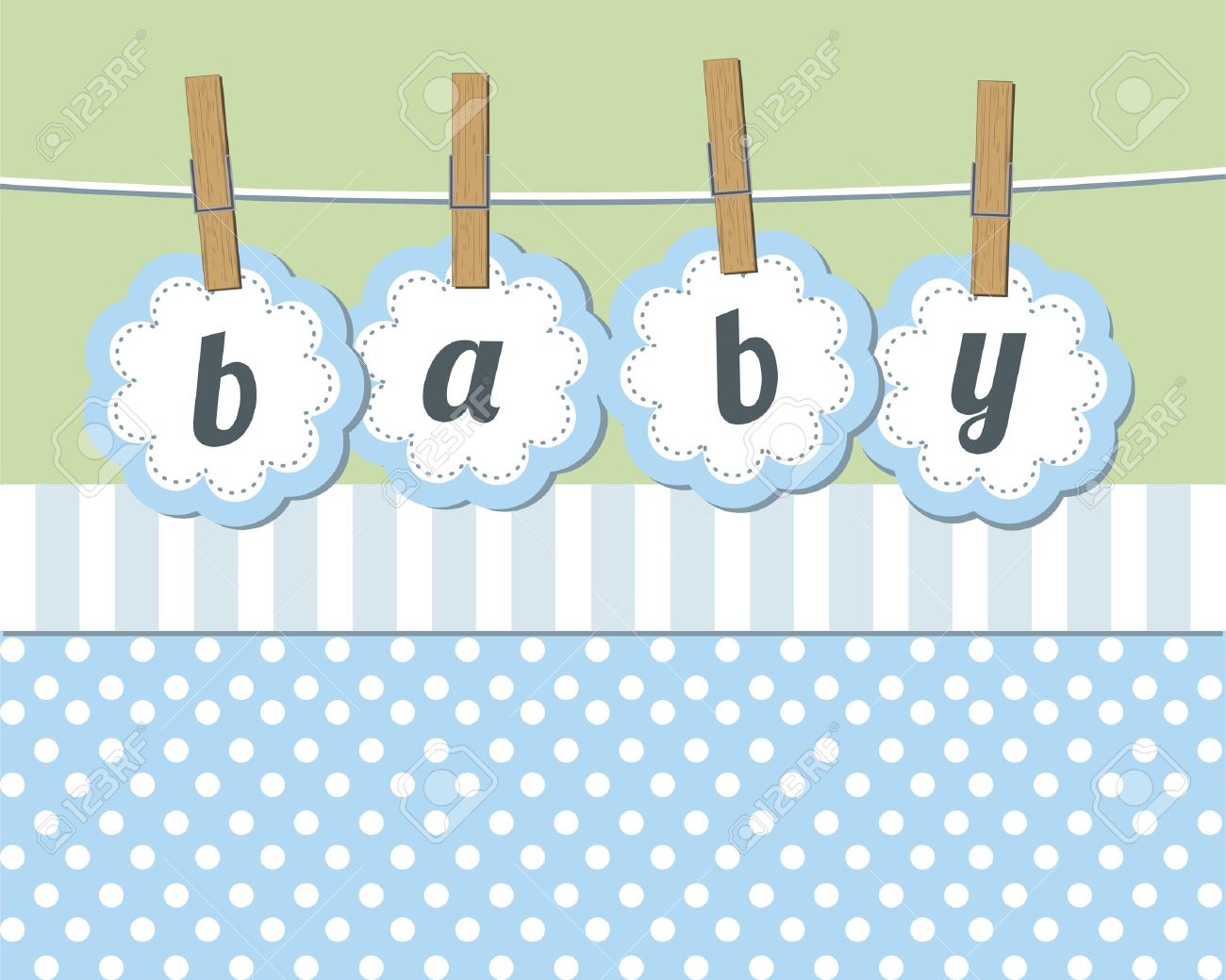 Welcome Baby Boy Clipart.