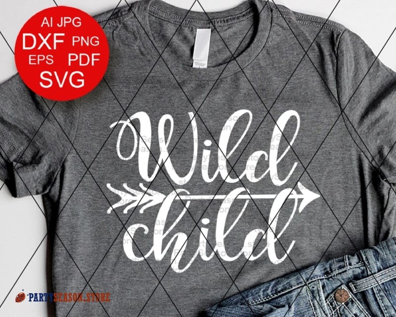 Wild Child SVG files sayings Baby boy Kids shirt digital design SVG  Adventure Arrow clipart Camping Vacation Svg files for Cricut Silhouette.