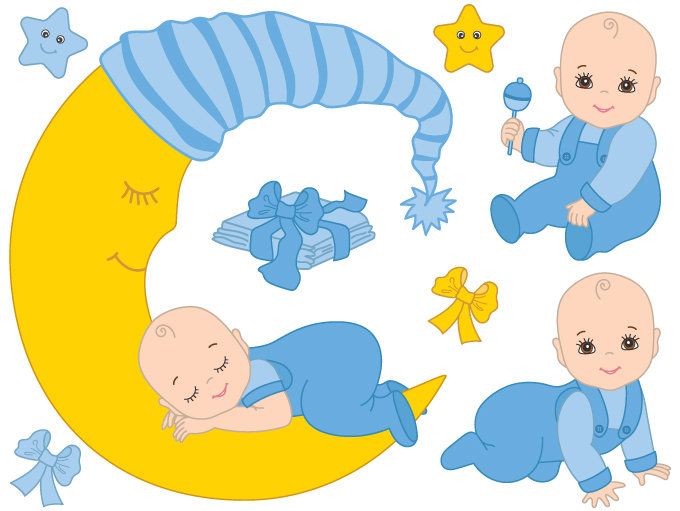 50% OFF SALE Baby Boy Clipart.