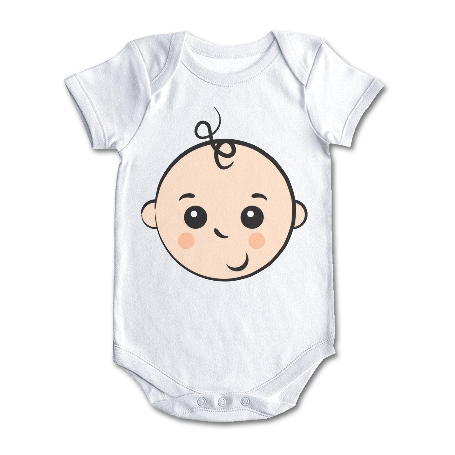 Amazon.com: bbabylike Lovely Baby Boy Clipart Shy Face Cool Design.