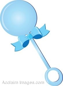 Baby boy rattle clipart 4 » Clipart Station.