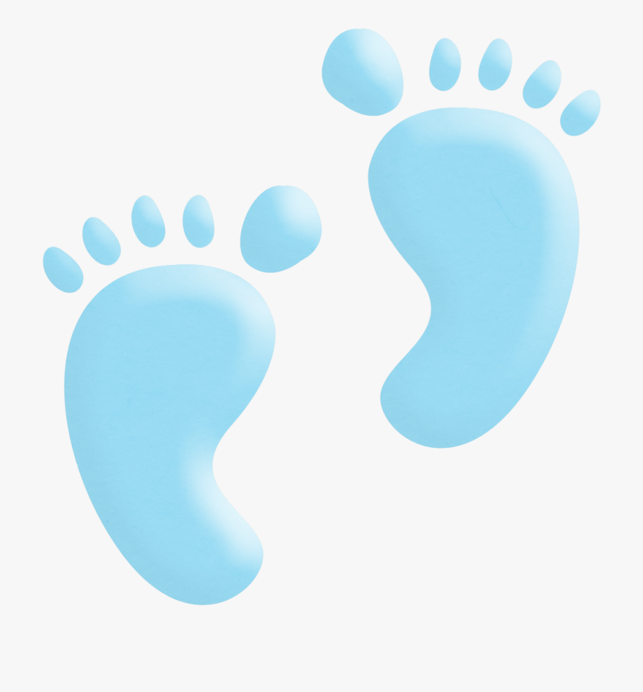 Footprint Clipart Baby Shower.