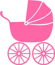 Baby Stroller Clipart.