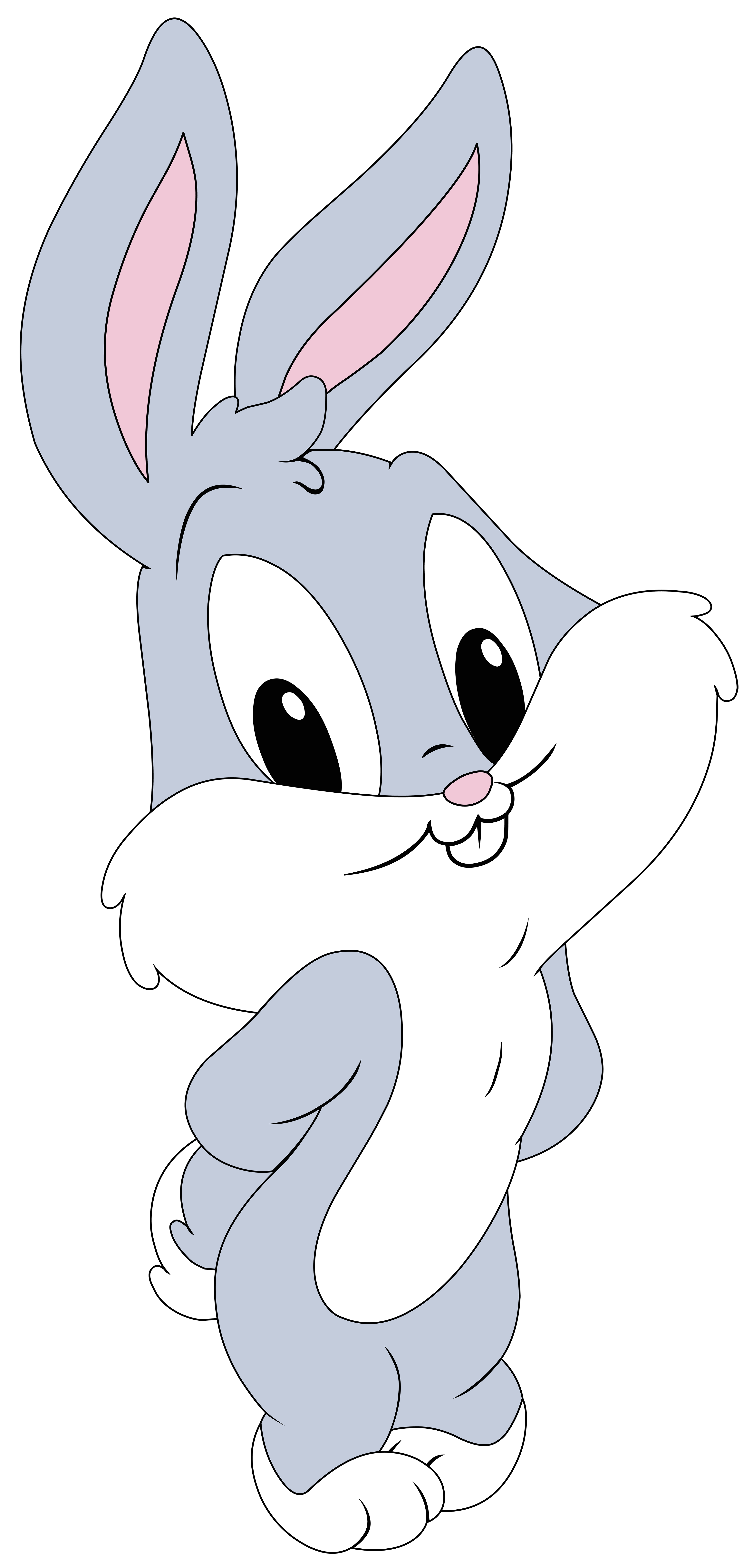 Bugs Bunny Baby Transparent PNG Clip Art Image.