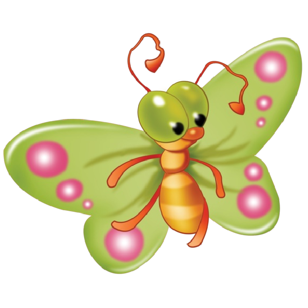 Baby Butterfly Cartoon Clip Art Pictures.All Butterfly Are Om A.