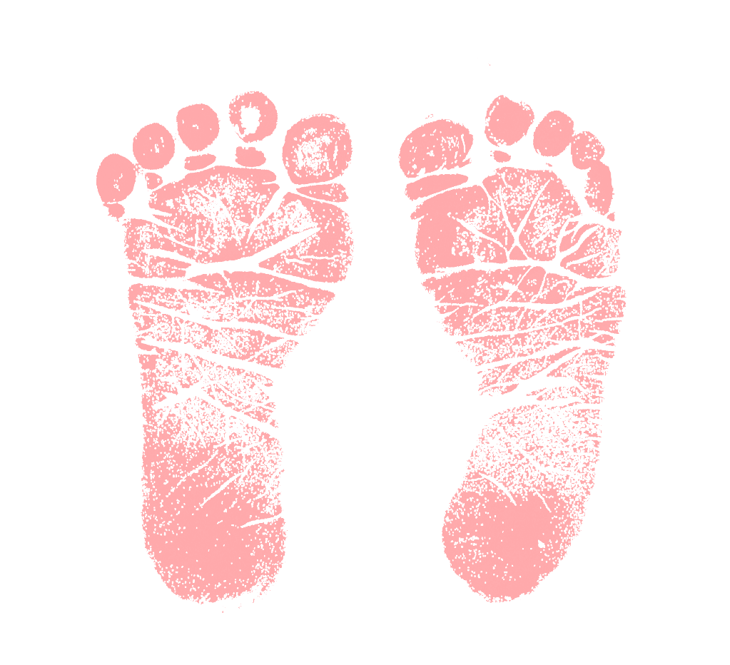 Baby Girl Feet Clip Art Pics For Pink Baby Footprint Clipart.