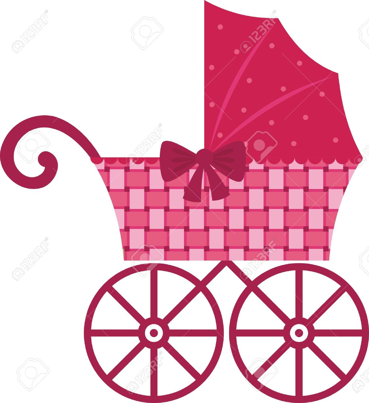 330 Baby Carriage free clipart.
