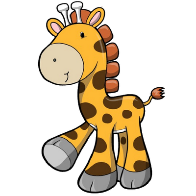 Giraffe Cartoon Animal Clip Art Images. Cute Giraffes,Funny.