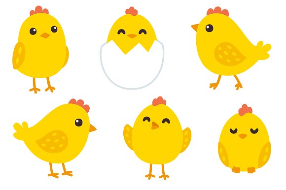 373 Baby Chick free clipart.