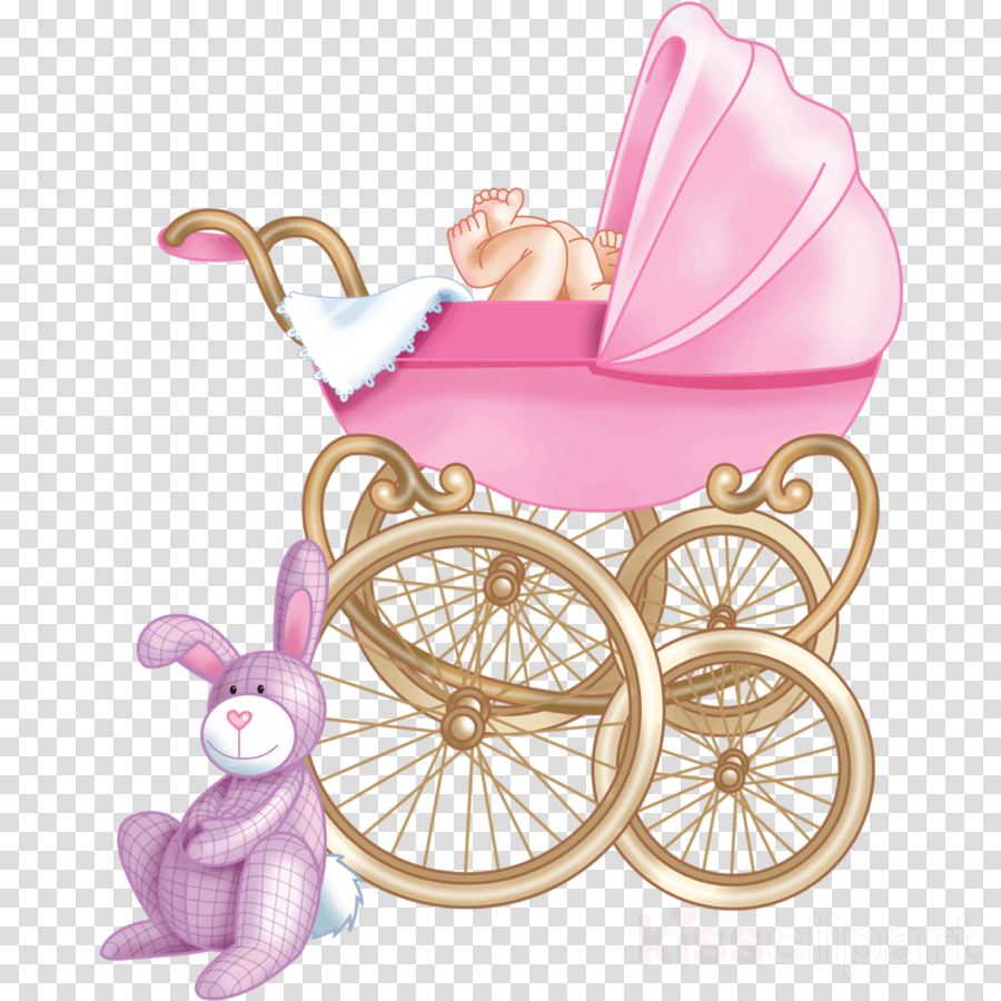 carriage baby carriage pink clip art baby products clipart.