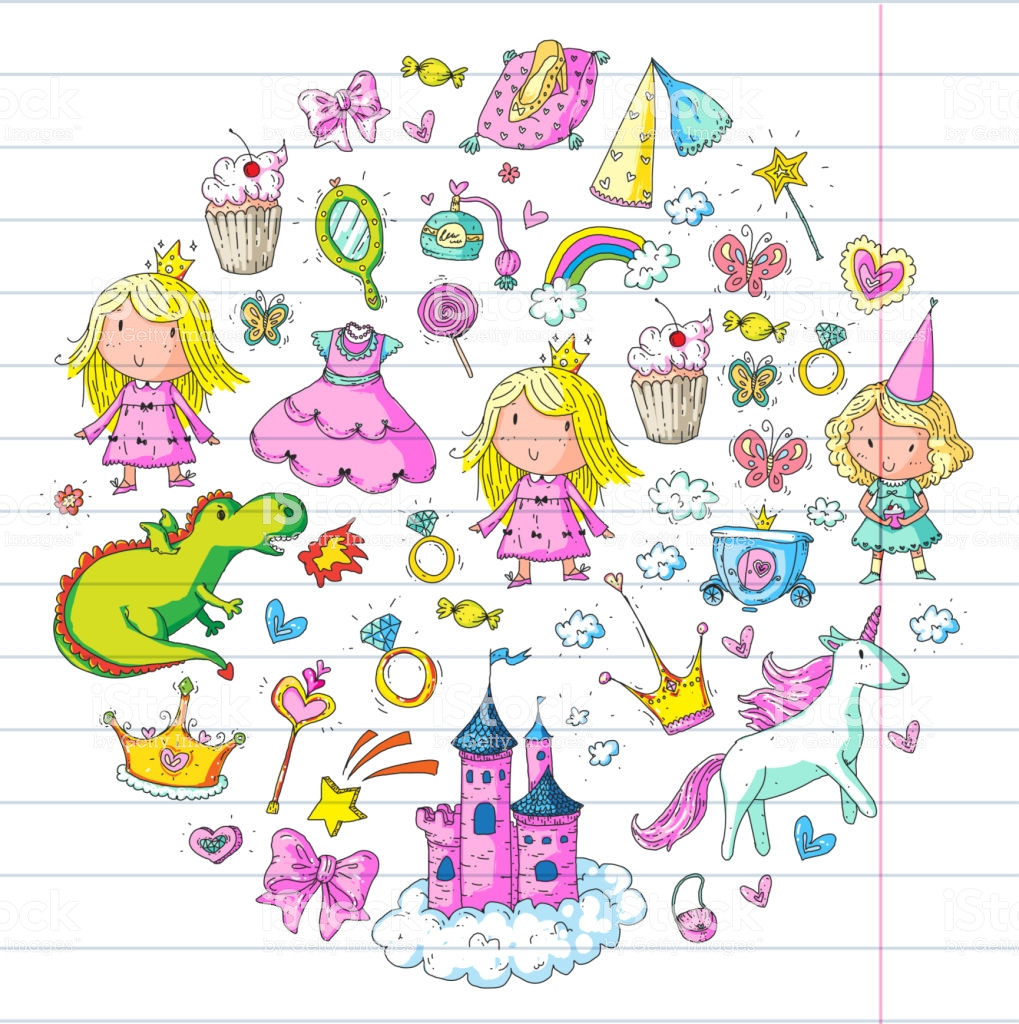 Baby Shower Borders Family Clipart Luxury Cute Princess.