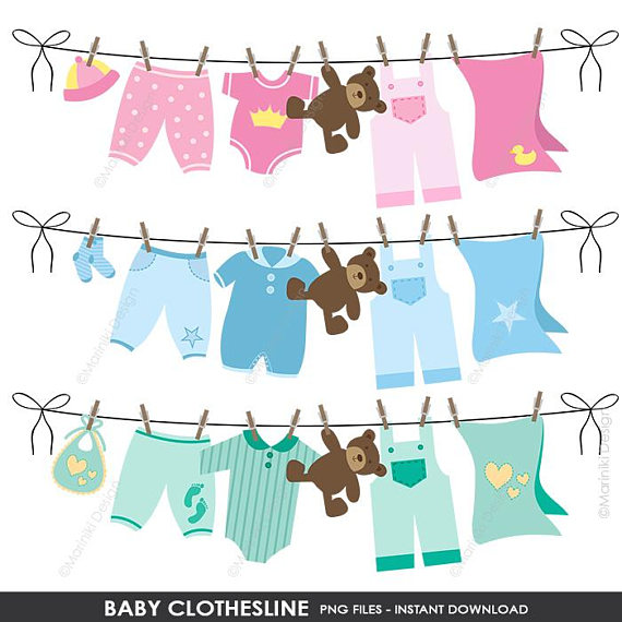 baby clothesline clipart free 20 free Cliparts | Download images on ...