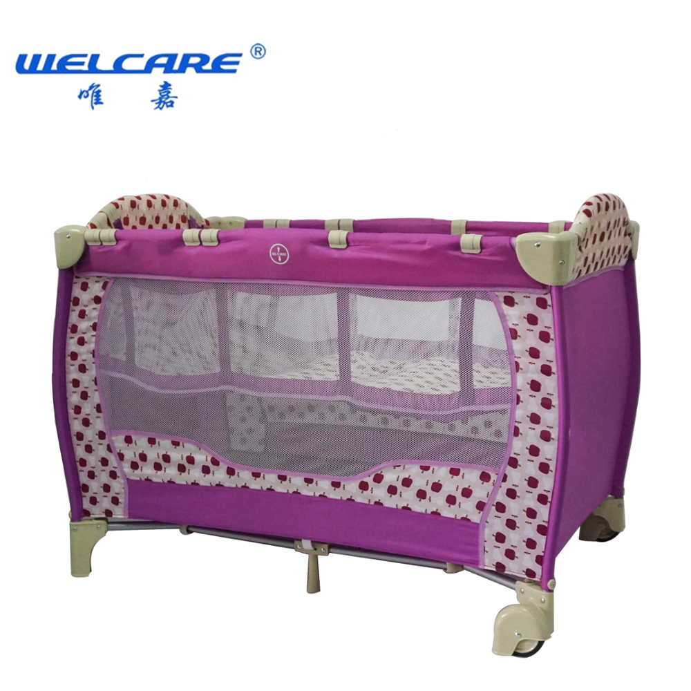 Portable Metal Baby Crib.