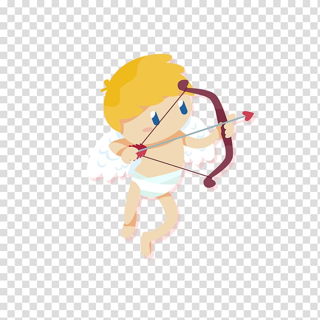 Cupid Arc , Archery Cupid baby,Cupid,angel transparent.