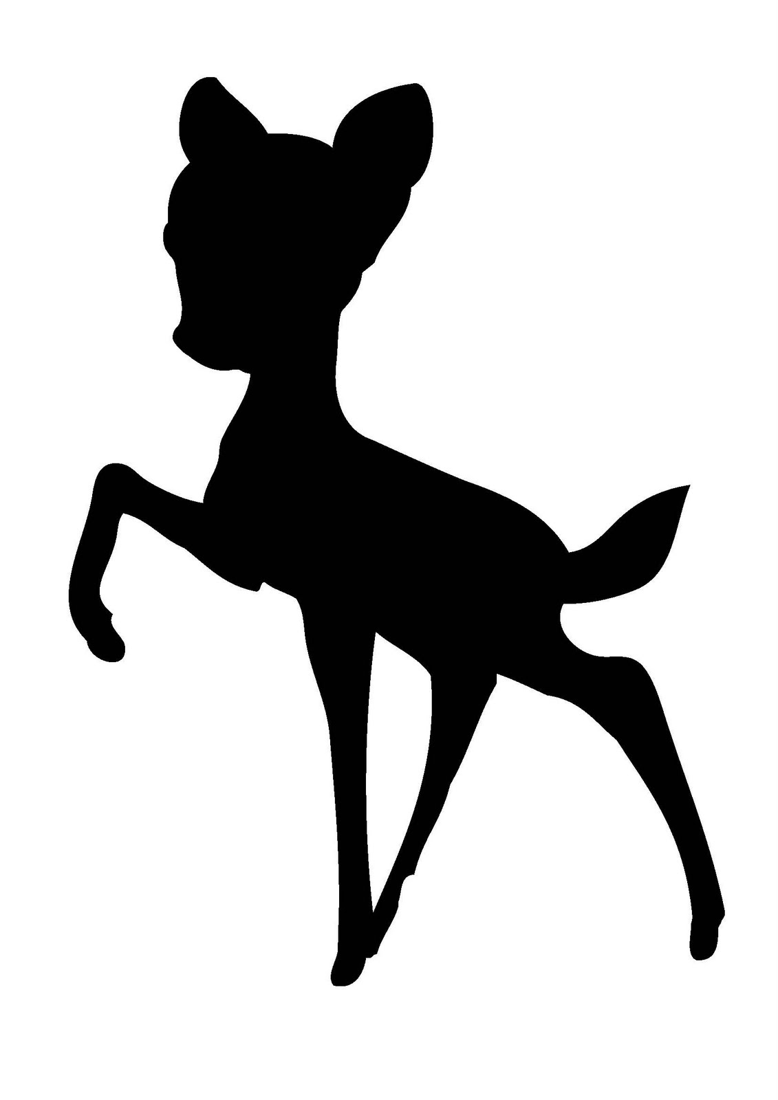 Free Baby Deer Silhouette, Download Free Clip Art, Free Clip.