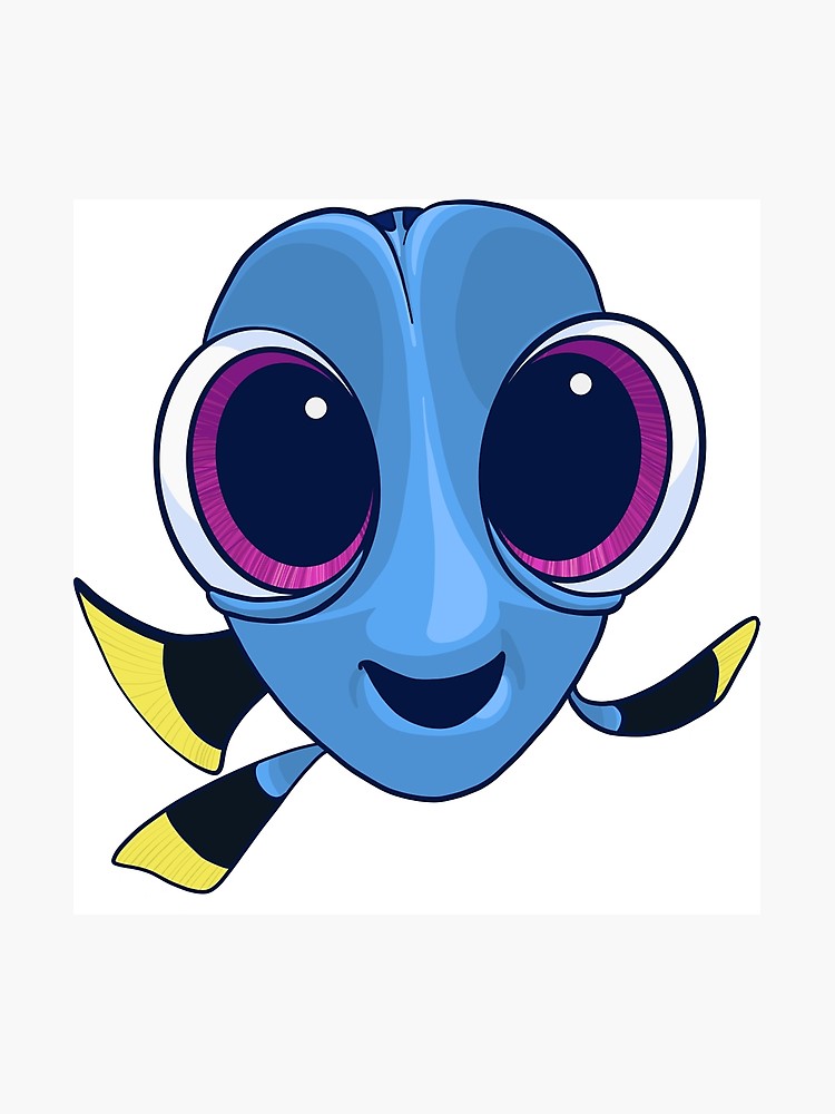 Baby Dory Blue Tang Design.