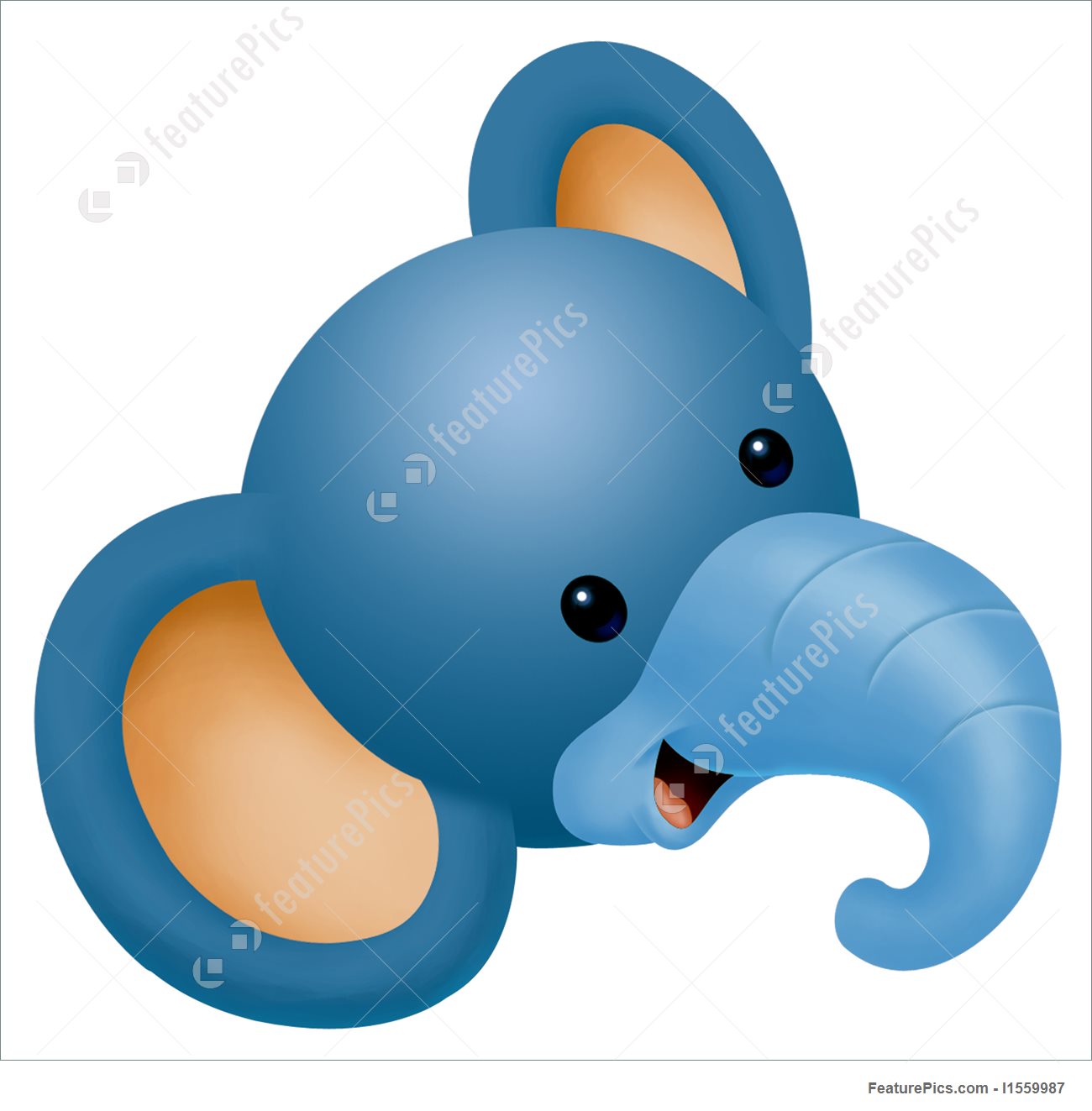 Elephant Head Clipart at GetDrawings.com.