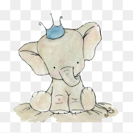 Cartoon Baby Elephant, Baby Clipart, Ele #90729.