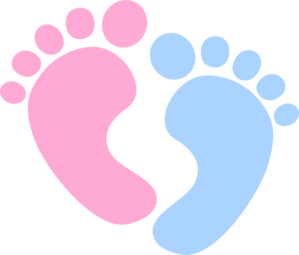 Baby Feet clip art.