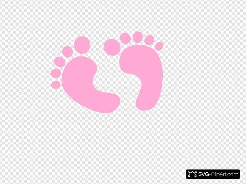 Baby Feet Clip art, Icon and SVG.