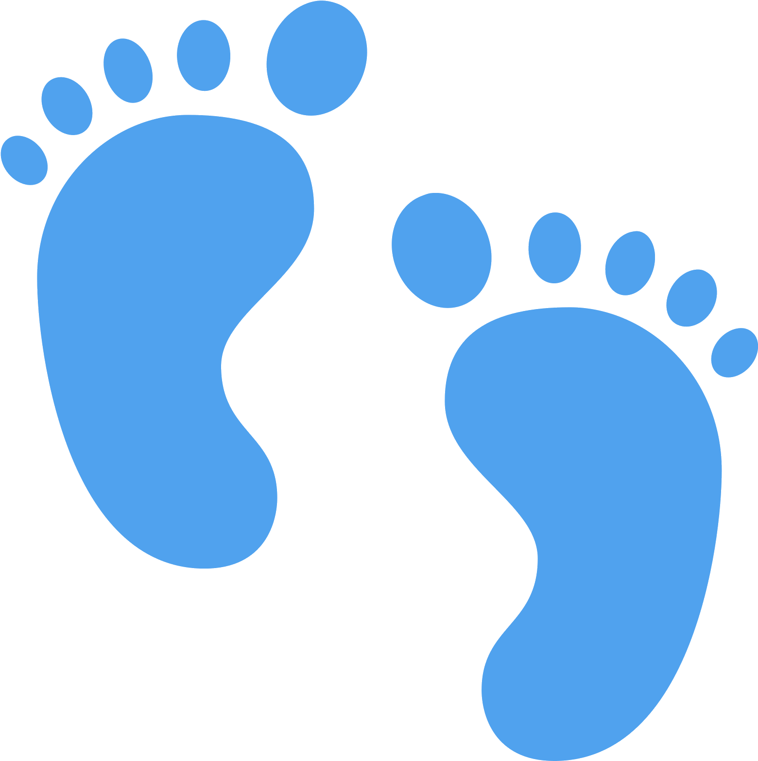 Foot Sticker Baby Feet Png Free Transparent Png Download Pngkey