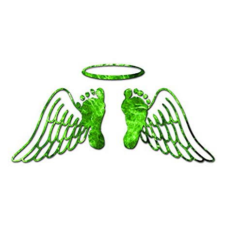 Baby Feet Memorial Angel Wings.