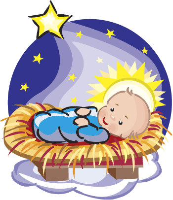 Baby Jesus Birth Clipart.
