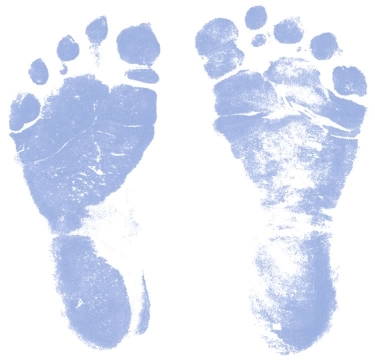 Free Baby Footprints Clip Art.