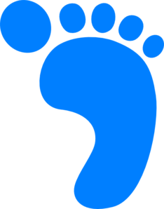 Free Baby Footprints Clip Art.