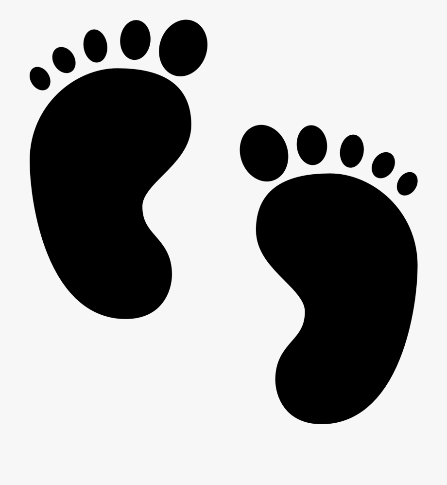 Download baby feet black and white clipart 10 free Cliparts ...