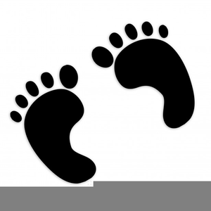 Free Baby Footprints Clipart.
