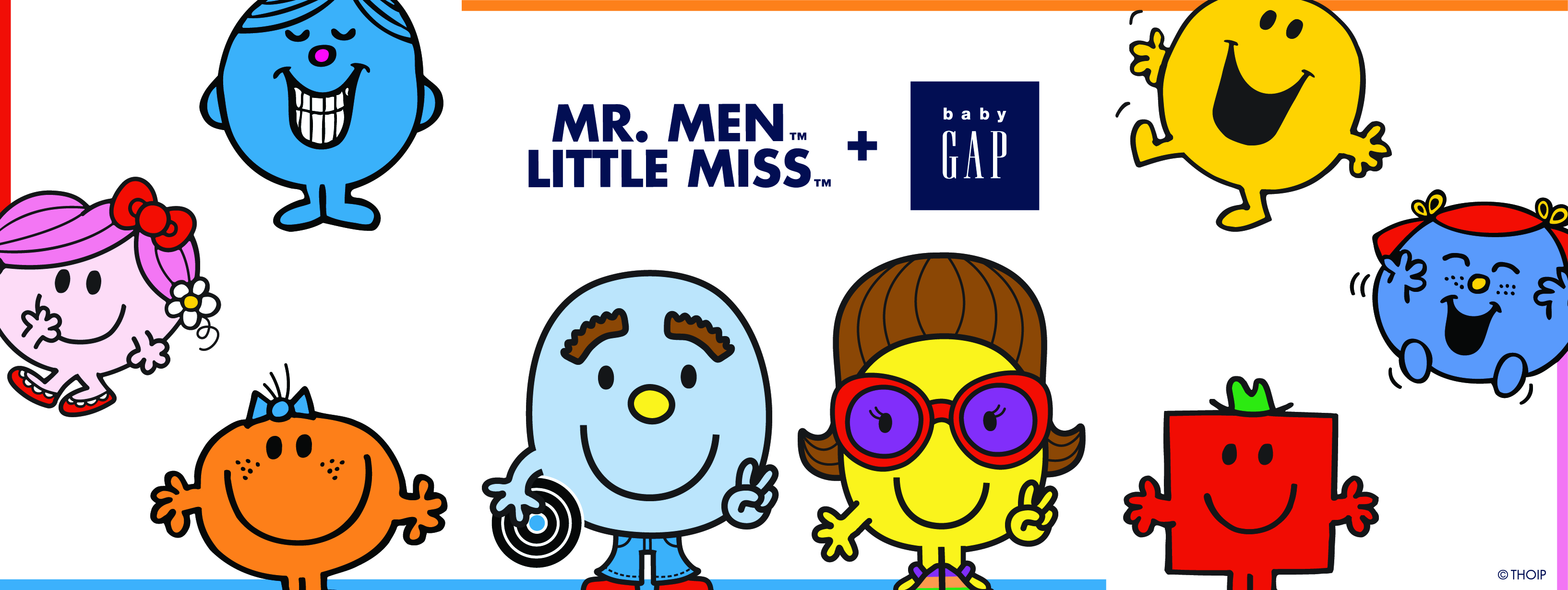 Mr Men & Little Miss collaboration with Baby Gap!.
