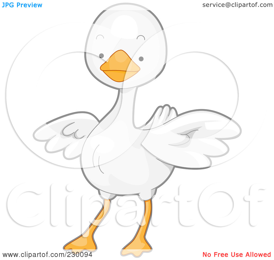 Baby goose clipart.