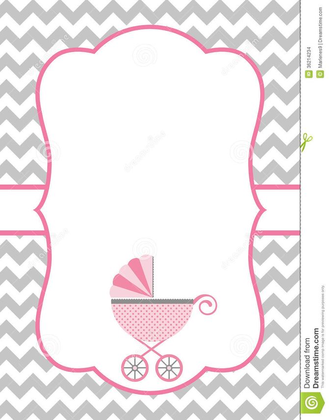 Baby Shower Clipart For Invitations.